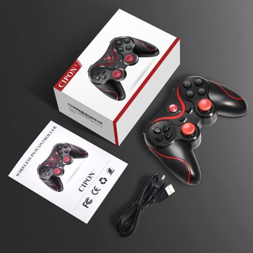  [아마존베스트]Wireless Controller Replacement for PS3 Controller, CIPON Gamepad Remote Compatible with Sony Playstation 3 (Black)