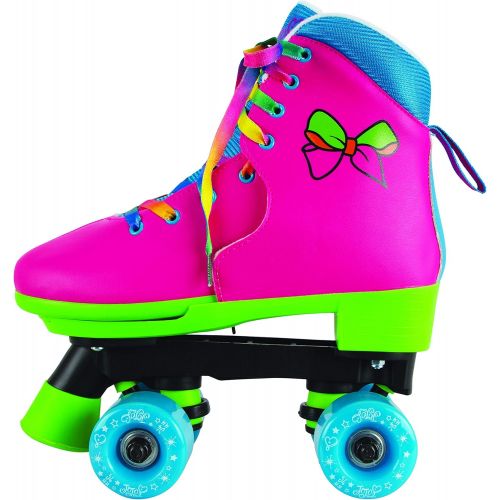  Circle Society Classic Adjustable Indoor & Outdoor Childrens Roller Skates - JoJo Siwa Rainbow - Sizes 12-3