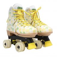 Circle Society Classic Adjustable Indoor and Outdoor Childrens Roller Skates - Crushed Pineapple