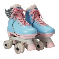 Circle Society Classic Adjustable Childrens Roller Skates, 3-7 US Girls, Classic Cotton Candy