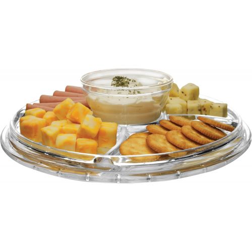  Sophsticate Circleware Sophisticate 6 in 1 Glass Cake Plate