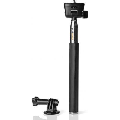  Circuit City Extendable Waterproof Selfie Stick Extra-Long 42” Extending Monopod with Lanyard Steel Telescoping Hand Grip Pole for GoPro and Other Action Cameras