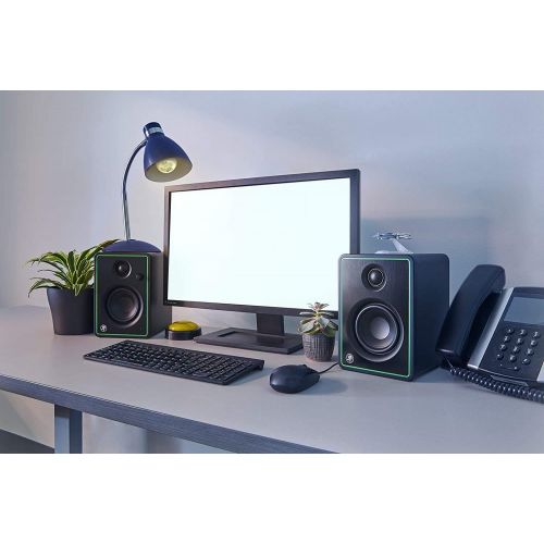  [아마존베스트]Circuit City Mackie CR3-X 3-Inch Creative Reference Multimedia Monitors Bundle with Pro Tools First DAW Music Editing Software and Dual 1/4 Stereo to 3.5mm Cable