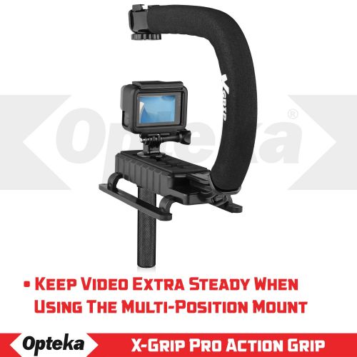  Circuit City VEHO MUVI K-Series K-2 Pro 4k 16MP Wi-Fi Sports Action Camera w 24GB 28PC Bundle - Window Mount - Helmet Mount - Opteka X-Grip Action Handle - High Power LED Video Light and Much