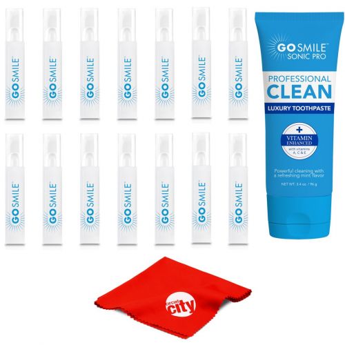  Circuit City Go Smile GS134 Super White Teeth Whitening System Snap Pack Kit with Luxury Mint Toothpaste 3.4oz