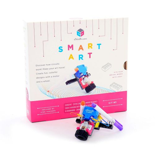  Circuit Cubes Smart Art Educational Stem Learning Toy for Kids Creative Steam Toy (35 Piece), Multicolor