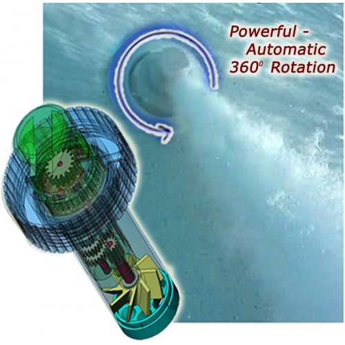  The Circulator - Automatic 360 Rotating Swimming Pool Cleaner Return Jet with deep heating and chemical infusion