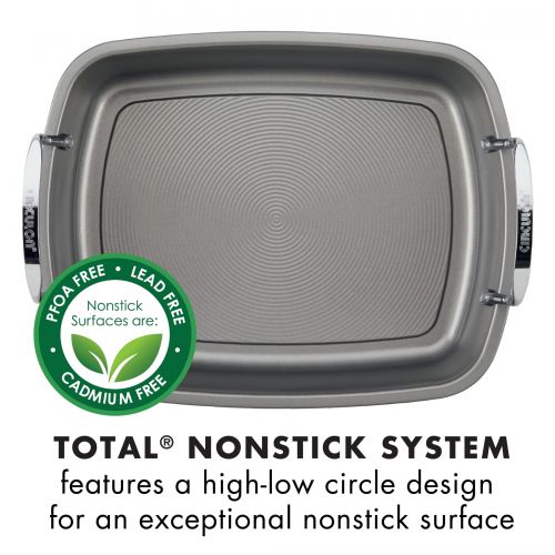  Circulon Nonstick Bakeware 17 by 13 Roaster with U-Rack