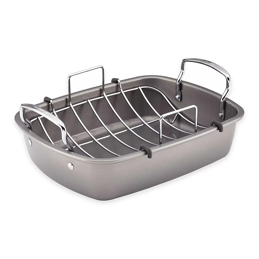  Circulon Bakeware 17-Inch x 13-Inch Nonstick Roaster with U-Rack