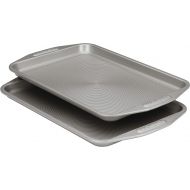 Circulon Total Bakeware Set Nonstick Cookie Baking Sheets, 2 Piece, Gray