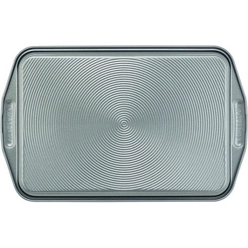  Circulon Total Bakeware Set Nonstick Cookie Baking Sheets, 2 Piece, Gray