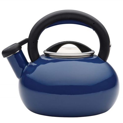  Circulon 1.5-Quart Sunrise Teakettle, Navy Blue