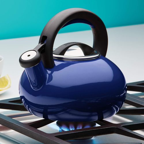  Circulon 1.5-Quart Sunrise Teakettle, Navy Blue