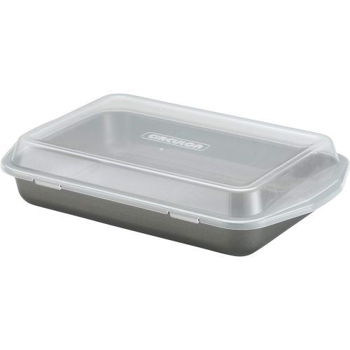  Circulon 57968 Total Nonstick Baking Pan With Lid / Nonstick Cake Pan With Lid, Rectangle - 9 Inch x 13 Inch, Gray: Set Of Cake Pans With Lids: Kitchen & Dining