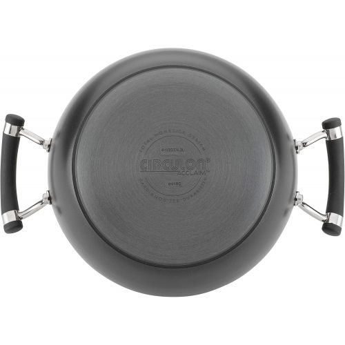  Circulon Acclaim Hard Anodized Nonstick Casserole Dish/Casserole Pan with Lid - 4.5 Quart, Black