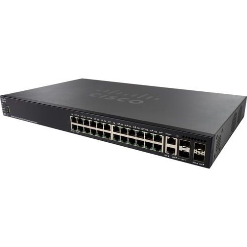  Cisco SG550X-24 24-Port Stackable Managed Switch w 4 GbE Ports