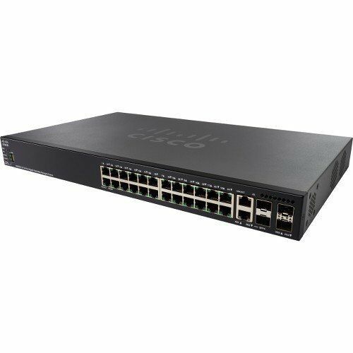  Cisco SG550X-24 24-Port Stackable Managed Switch w 4 GbE Ports