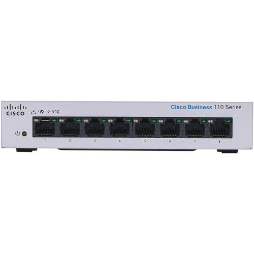  Cisco CBS110-8T-D 110 Series Unmanaged 8-Port Desktop Ethernet Switch