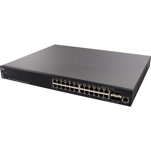  Cisco SX350X-24-K9 24-Port 10G Managed Network Switch