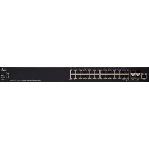  Cisco SX350X-24-K9 24-Port 10G Managed Network Switch