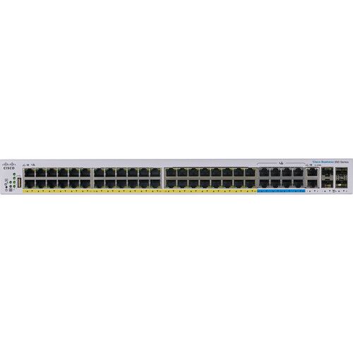  Cisco Business CBS350-48NGP-4X 48-Port 5G PoE++ Managed Network Switch with 10G SFP+