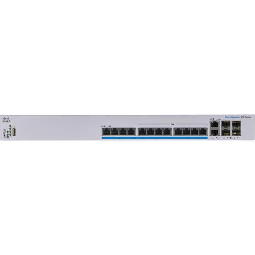  Cisco CBS350-12NP-4X 12-Port 5G PoE++ Compliant Managed Switch with 10G Combo Ports (375W)