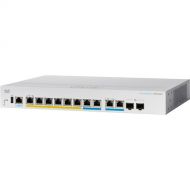 Cisco CBS350-8MGP-2X 8-Port Multi-Gig PoE+ Compliant Managed Network Switch with Multi-Gig SFP+/RJ45 Combo Ports (124W)
