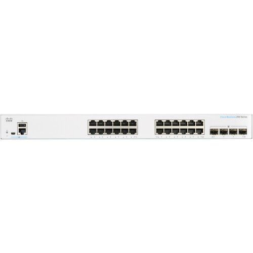  Cisco CBS250-24T-4G 24-Port Gigabit Managed Switch with SFP