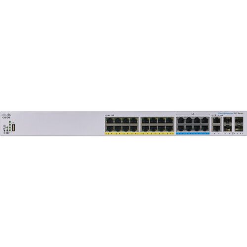  Cisco CBS350-24NGP-4X 24-Port Multi-Gig PoE++ Compliant Managed Network Switch with 10G SFP+ & Combo Ports