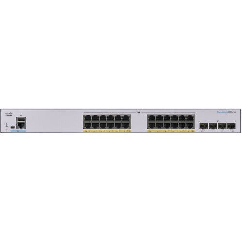  Cisco CBS350-24P-4G 24-Port Gigabit PoE+ Compliant Managed Switch with SFP (195W)