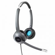 Cisco Headset 522, Wired Dual On-Ear 3.5mm Headset with USB-A Adapter, Charcoal, 2-Year Limited Liability Warranty (CP-HS-W-522-USB=), one-size/adjustable
