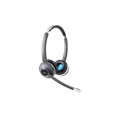  Cisco Headset 562, Wireless Dual On-Ear DECT Headset with Multi-Source Base for US & Canada, Charcoal, 1-Year Limited Liability Warranty (CP-HS-WL-562-M-US=)