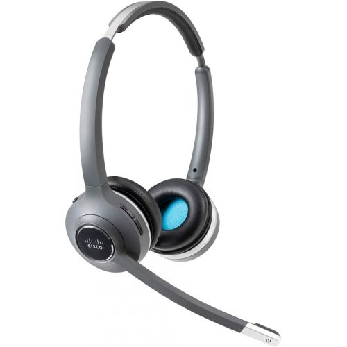  Cisco Headset 562, Wireless Dual On-Ear DECT Headset with Multi-Source Base for US & Canada, Charcoal, 1-Year Limited Liability Warranty (CP-HS-WL-562-M-US=)