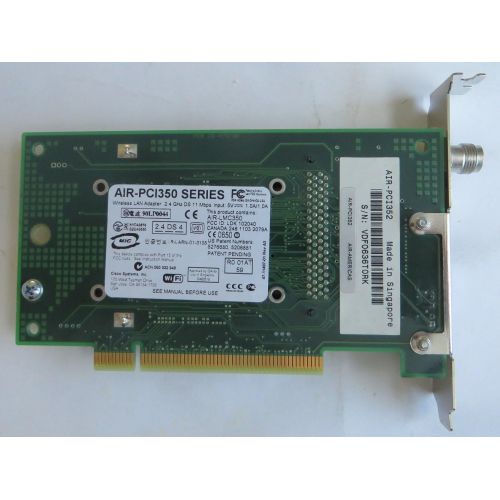  Cisco Systems Cisco Aironet 350 Series 11Mbps Wireless LAN PCI Adapter (AIR-PCI352)