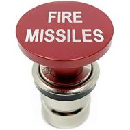 Fire Missiles Button Car Cigarette Lighter by Citadel Black - Anodized Aluminum, 12-Volt Replacement Accessory, Fits Most Vehicles, Socket Size A