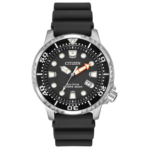  Citizen Mens BN0150-28E ISO-compliant Promaster Diver Black Dial Polyurethane and Stainless Steel Watch by Citizen