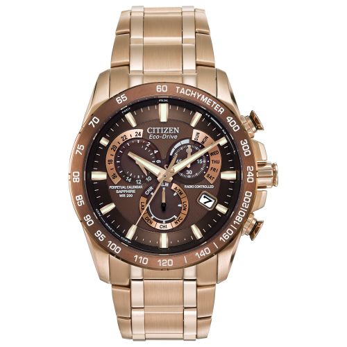  Citizen Mens AT4106-52X Eco-Drive Perpetual Chrono AT Watch by Citizen