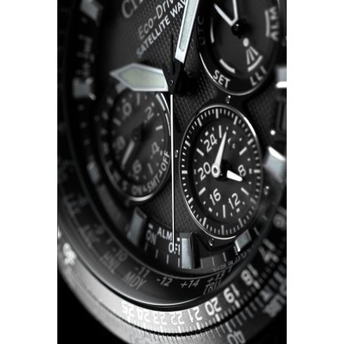  Citizen Mens CC9025-85E Black Promaster Navihawk GPS Titanium Watch by Citizen