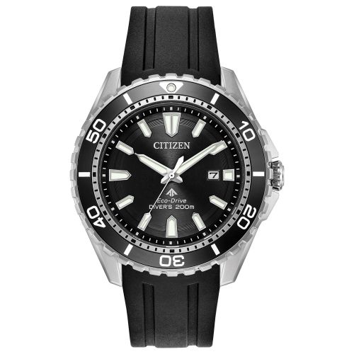  Citizen Mens Polyurethane Black Dial Eco-Drive Watch by Citizen