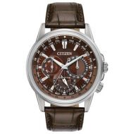 Citizen Mens Eco-Drive Leather Watch with DayDate by Citizen