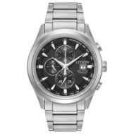 Citizen Mens Titanium Black Dial Eco-Drive Watch by Citizen