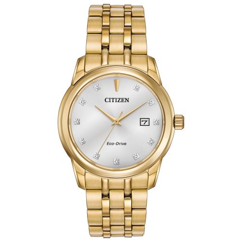  Citizen Mens BM7342-50A Eco-Drive Goldtone Over Stainless Steel Watch by Citizen