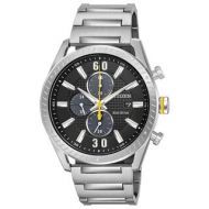 Citizen Mens DRIVE Stainless Steel Black Dial Eco-Drive Watch by Citizen