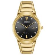 Citizen Mens Goldtone Stainless Steel Eco-Drive Watch by Citizen