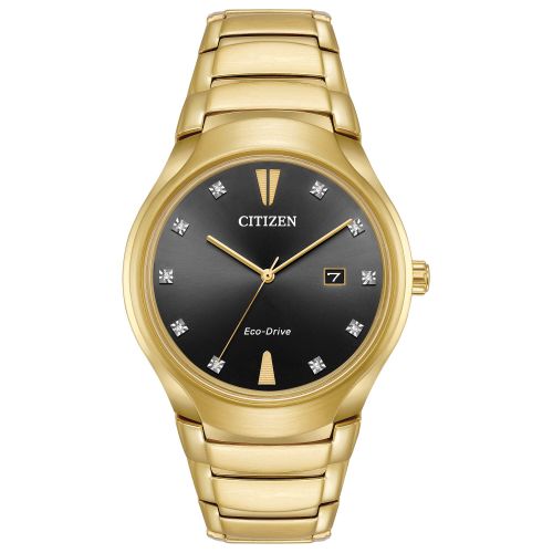  Citizen Mens Goldtone Stainless Steel Eco-Drive Watch by Citizen