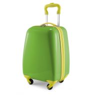 City Hauptstadtkoffer Kids Luggage Childrens Luggage Suitcase Hard-Side Glossy Multicoloured Applegreen