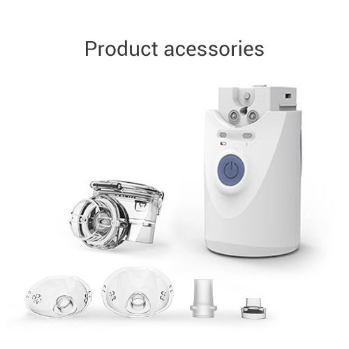  Cjc Portable Mini Nebulizer Machine Handheld Steam Compressor Inhaler Kits Ultrasonic Humidifier Personal Cool Mist Vaporizer for Adults Kids