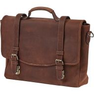 ClaireChase Claire Chase Rustic Laptop Messenger Bag, Brown, One Size
