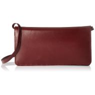 ClaireChase Claire Chase Womens Bi-fold Crossbody Wallet, Cognac
