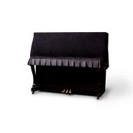 Clairevoire Classics: Premium Velvet Upright Piano Cover | Waterproof inner lining | Handcrafted with Luxury-grade Velvet | Fits standard sized upright pianos [Free optic quality 8